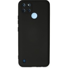 Mobify Realme C21Y Kılıf Içi Kadife Kaplı Telefonu Çizmeyen Hafif Yapılı Flexfit Silikon Kapak