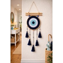 Makromenis Nazarlık Düşkapanı Nazar Boncuğu Kapı Süsü Duvar Süsü Dreamcatcher