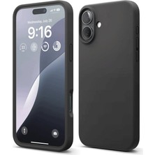 Mobify iPhone 16 Plus Kılıf Içi Kadife Kaplı Telefonu Çizmeyen Hafif Yapılı Flexfit Silikon Kapak