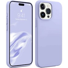 Mobify iPhone 15 Pro Max Kılıf Ince ve Esnek Yapılı Air Softy Premium Silikon Kapak