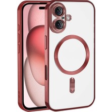 Techno Guru iPhone 17 Kılıf Ince Yapılı ve Magsafe Destekli Airtouch Kross Magneticsafe Silikon Kapak