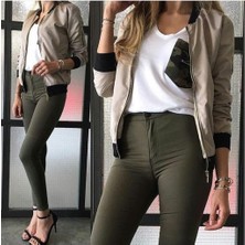 Dua Giyim Gabardin Kumaş Yüksek Bel Pantolon 90 cm 4XLBEL40CM