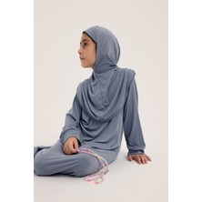 Allnoor Kids Tek Parça Kız Çocuk Namaz Elbisesi