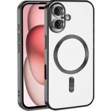 Techno Guru iPhone 17 Kılıf Ince Yapılı ve Magsafe Destekli Airtouch Kross Magneticsafe Silikon Kapak