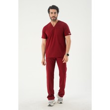 Almesta Premium Owen-Atlanta-A Erkek Cerrahi Takım - Bordo