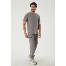Almesta Premium Aze 951-AZE 967 Erkek Cerrahi Takım - Gri