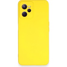 Mobify Realme C35 Kılıf Içi Kadife Kaplı Telefonu Çizmeyen Hafif Yapılı Flexfit Silikon Kapak