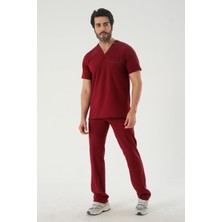 Almesta Premium Domanıc-Thomasdg Erkek Cerrahi Takım - Bordo