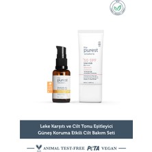 The Purest Solutions Aydınlatıcı ve Cilt Tonu Eşitleyici Cilt Bakım Seti