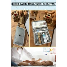 Nova Textile Anne Bebek Çantası, Bebek Alt Açma Bakım Çantası, Bebek Alt Değiştirme, Yenidoğan Alt Açma Organizer