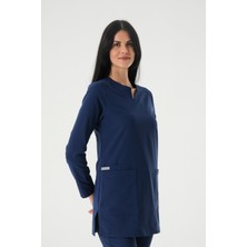 Almesta Premium Perla 926 Cerrahi Tesettür Üst - Lacivert