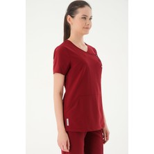 Almesta Premium Merry Cerrahi Üst - Bordo
