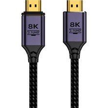 Bi Dünya Shop Ally HDMI To HDMI 8k Hd 2.1uhd Mıknatıs Başlıklı Kablo 1 METRE-(5775) - UD001X-51IW47