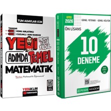 Yediiklim Yayınları Yedi Adımda Temel Matematik Video Konu Video Çözümlü Soru - 2026 Kpss Ön Lisans Çözümlü 10 Deneme