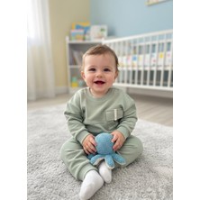 Butik Erkek Bebek %100 Pamuklu Alt - Üst 2'li Takım