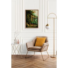 Yazline Global Yapraklar Ahşap Çerçeveli Tablo 23 x 30