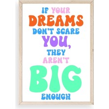 Yazline Global Motto Ahşap Çerçeveli Tablo 50 x 70