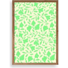 Yazline Global Yapraklar Ahşap Çerçeveli Tablo 50 x 70