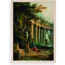 Yazline Global Yapraklar Ahşap Çerçeveli Tablo 50 x 70