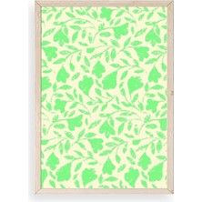 Yazline Global Yapraklar Ahşap Çerçeveli Tablo 50 x 70