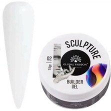 Qnail Professional Hamur Jel Rakı Beyazı Protez Tırnak Hamur Jel-Global Fashion Hamur Jel 15 gr