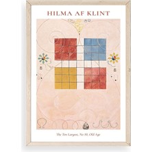 Yazline Global Hilma Af Klint Ahşap Çerçeveli Tablo 50 x 70