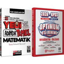 Yediiklim Yayınları Yedi Adımda Temel Matematik Video Konu Video Çözümlü Soru - Optimum 5 Deneme