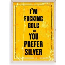 Yazline Global Motto Ahşap Çerçeveli Tablo 17 x 23