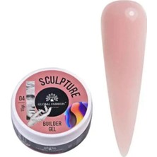 Qnail Professional Hamur Jel Nude Renk Protez Tırnak Hamur Jel-Global Fashion Hamur Jel 15 gr