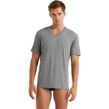 Blackspade Erkek Modal Elastan Fanila Silver 9308 - Gri Melanj