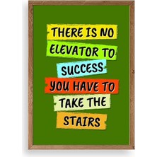 Yazline Global Motto Ahşap Çerçeveli Tablo 17 x 23