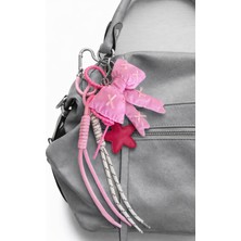 Kurdeleli Fiyonk ve Yıldız Charm Anahtarlık