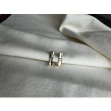 Luckyb Store Silver Taşlı Xuping küpe