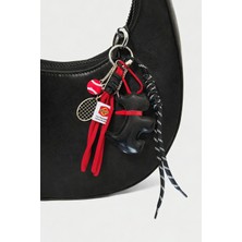 Tenis ve Köpek Charm Anahtarlık