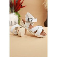 Kidessa Anatomik Tabanlı Kız Çocuk Sandalet Poliüretan Malzeme ile Konforlu ve Şık