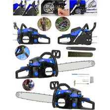 Alman 16 Hp Max Hava Soğutmalı Benzinli Ağaç Odun Dal Motorlu Hızar Bıçkı Testeresi Orman Motoru