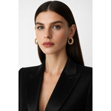 Kadın Gold Halka Küpe