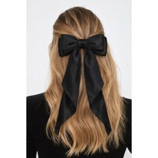 Katia & Bony Saten Fiyonklu Otomat Toka Siyah