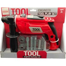 Kiddico Toys Pilli Vidalı Matkap Tamir Seti 6912, Çocuklar Için Eğlenceli ve Eğitici Oyuncak