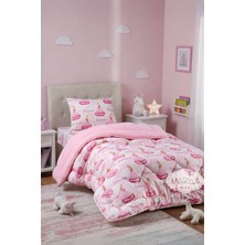 Marla Home Tek Kişilik Welsoft Yorgan Uyku Seti | Lastikli Çarşaflı | Prenses Serisi