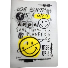 Marka My Note Smiley 40 Yp Çizgili Defter SMILEY6020-Ç-GRI Sarı