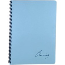 Marka Tokaç A4 Pp Kp Spiralli 72 Yp Çizgili Defter-Gri