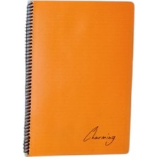 Marka Tokaç A4 Pp Kp Spiralli 96 Yp Çizgili Defter-Turuncu