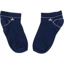Bebegen Erkek Çocuk Beyaz Yıldızlı Patik Çorap