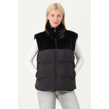 Pique RIN KADIN YELEK Rabbit Panelli Kadın Yelek