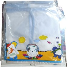 Marka Adel Boyama Önlüğü 6-8 Yaş Ayarlanabilir Boy-Mavi Fil