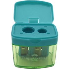 Marka Faber Castell Minibox Duo Kalemtıraş 38 29 01-Turkuaz
