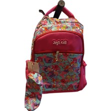 Marka Joys Kids Lüx Üçlü Ilkokul Çanta Seti-Kelebek
