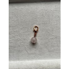 Pel Design Pembe Kuvars Tak Çıkar Charm Çok Amaçlı Kullanım