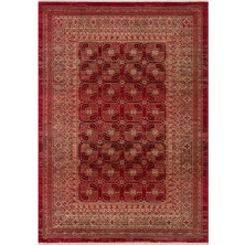 Akbel Halı Kybele KYB 03 Kırmızı -  Klasik Yıkanabilir Sıcak Tonlara Sahip Otantik Salon ve Oturma Odası Halısı